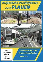 Straßenbahn-Parallelfahrten durch Plauen auf 2 DVDs
