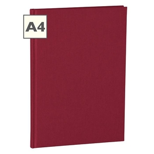 Semikolon Classic A4 Hardcover Burgundy Ruled Notebook