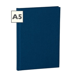 Semikolon Classic A5 Hardcover Navy Ruled Notebook