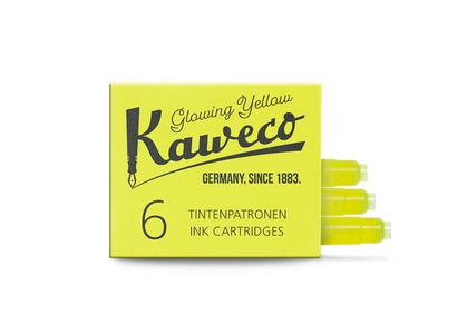 Kaweco Inktpatronen Glowing Yellow