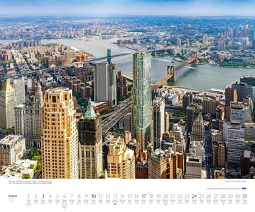 Über den Dächern von New York - Over de Daken van New York - Over the Rooftops of New York kalender 2021