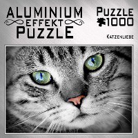 Aluminium Effekt Puzzle Motiv: Katzenliebe 1.000 Teile