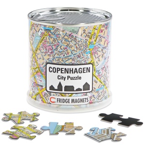 Copenhagen city puzzle magnets
