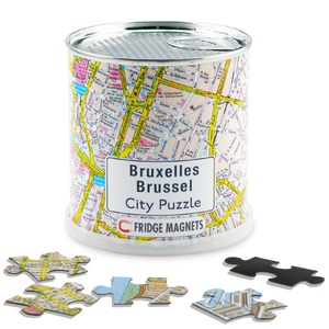 Brussel city puzzle magnets