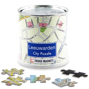 Leeuwarden city puzzle magnets