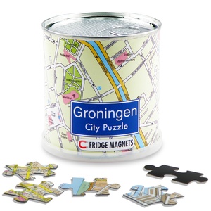 Groningen city puzzle magnets