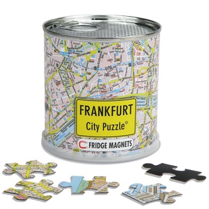 Frankfurt city puzzle magnets