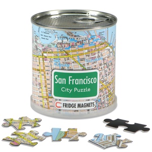San Francisco city puzzle magnets