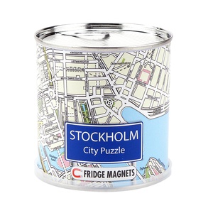 Stockholm city puzzle magnets