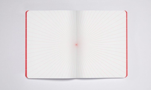 Nuuna Notitieboek Graphic L Light Break the Grid - Red