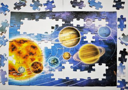 Solar System puzzle magnets