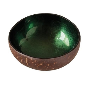 Chic.Mic Deco Coconut Bowl Shiny Forest