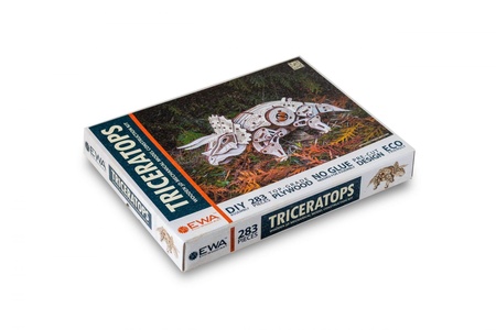 Eco Wood Art 3D Houten puzzel - Triceratops