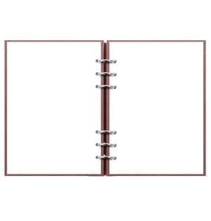 Filofax A5 Clipbook Architexture - Terracotta