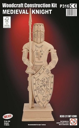 Medieval Knight Woodcraft Construction P316