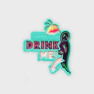 Flashing Parrot Drink Topper