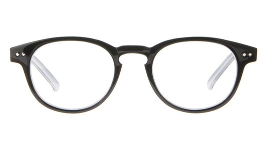 Icon Eyewear MCB802 Goldline Leesbril +1.00 - Glanzend zwart