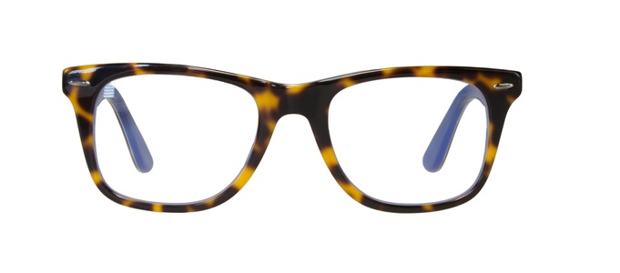 Icon Eyewear RCE806 WayFarer Goldline Leesbril +1.00 - Tortoise, Blauw