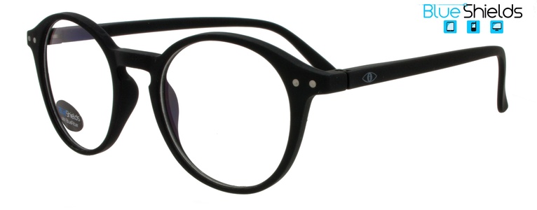Icon Eyewear YFB214 +0.00 Ilja BlueShields bril zonder sterkte - Blauw licht filter lens - Zwart