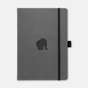 Dingbats Notebook A5+ Wildlife Grey Elephant Lined