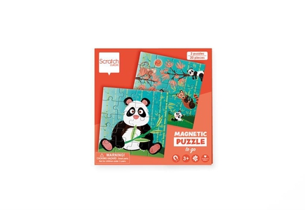 Scratch Magnetisch Puzzelboek - Panda