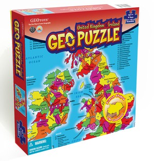 GeoPuzzle United Kingdom/Ireland 97 p. 406 x 483 mm