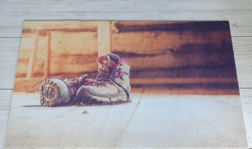Hiking boots deurmat 75/45