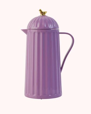 RICE Thermos  Lavender with Gold Bird 1 liter