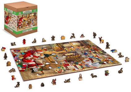 Santa's Workshop puzzel in hout 1010 stuks