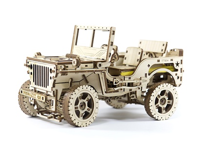 4x4 Jeep 3D puzzel
