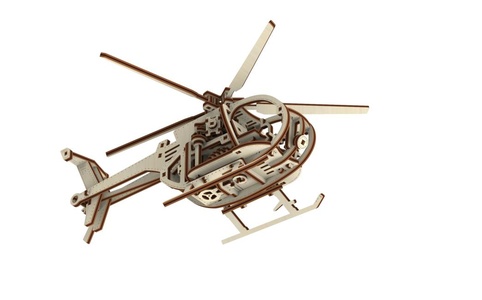 Helicopter 3D puzzel