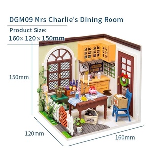 Robotime Bouwpakket DIY House Mrs. Charlie's Dining Room