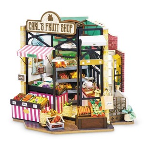 Robotime Bouwpakket DIY House Carl's Fruit Shop