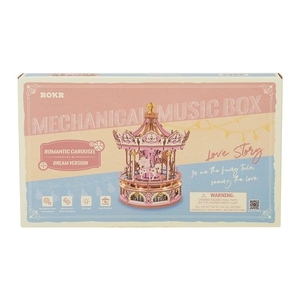 Rokr 3D Mechanical Music Box Romantic Carousel