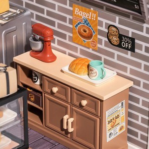 Robotime 3D Bouwpakket DIY Super Store - Golden Wheat Bakery