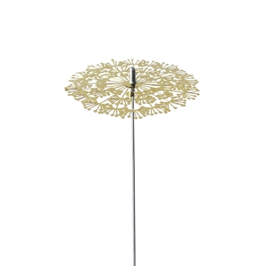 Decoratie Stick Dandelion Goud 25 cm