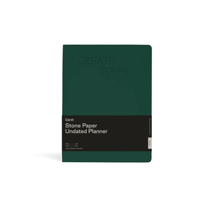 Karst Stone Paper Undated Planner Softcover - Forest