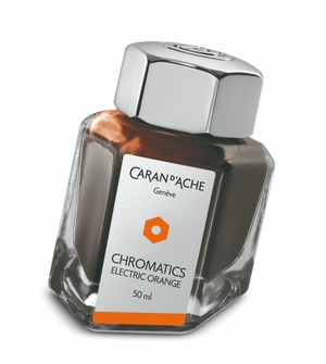 Caran d'Ache Chromatics Inkt Electric Orange 50 ml