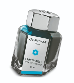 Caran d'Ache Chromatics Inkt Hypnotic Turquoise 50 ml