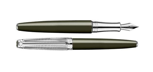 Terre d'Ombre LEMAN SLIM Fountain Pen Raw Umber (F)
