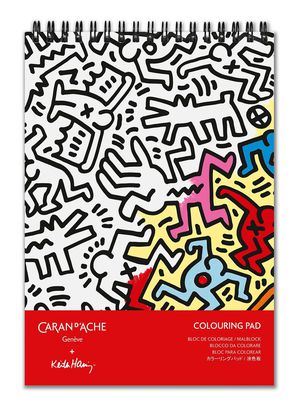 Caran d'Ache Keith Haring Kleurboek A5 200 grams