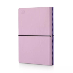 Ciak DUO Midi Verticaal Pink/Purple Lined Notebook + Weekagenda 2021