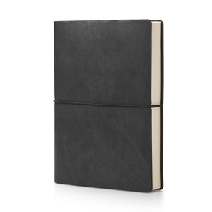 Ciak Chamois Large Black Dotted/Bullet Notebook