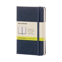 Moleskine Pocket Notebook Hardcover Sapphire Blue Plain
