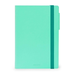 Legami Weekly Diary Medium + Notebook Aqua 18 maanden agenda 2021 - 2022