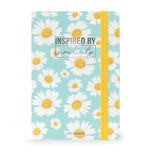 Legami Weekly Diary Medium + Notebook Daisy 18 maanden agenda 2021 - 2022