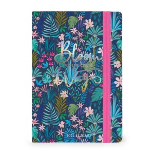 Legami Weekly Diary Medium + Notebook Flora 18 maanden agenda 2021 - 2022