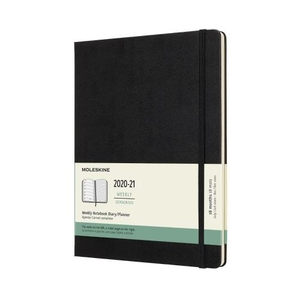 Moleskine Weekly Notebook Diary/Planner XL Black hardcover 18 maanden 2020-2021