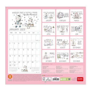 Uncoated Paper Life Is Better With Cats Wall Calendar 2023
