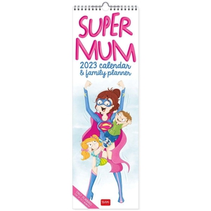 Uncoated Paper Super Mum Family Planner And Wall Calendar 2023